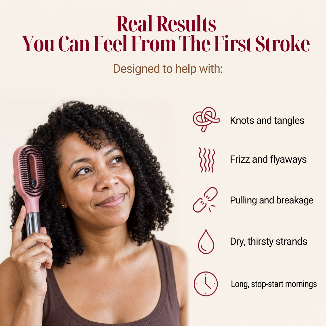 Smoother, Frizz-Free Hair in One Stroke With Continuous Micro-Mist™